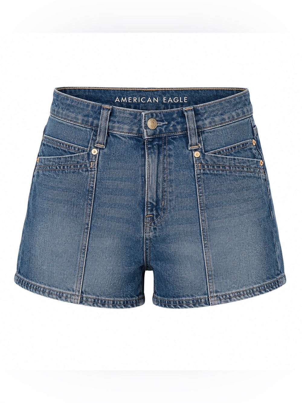 American Eagle denim shorts, size 0